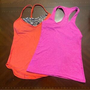 Lot of 2 Lululemon Workout Tank Tops